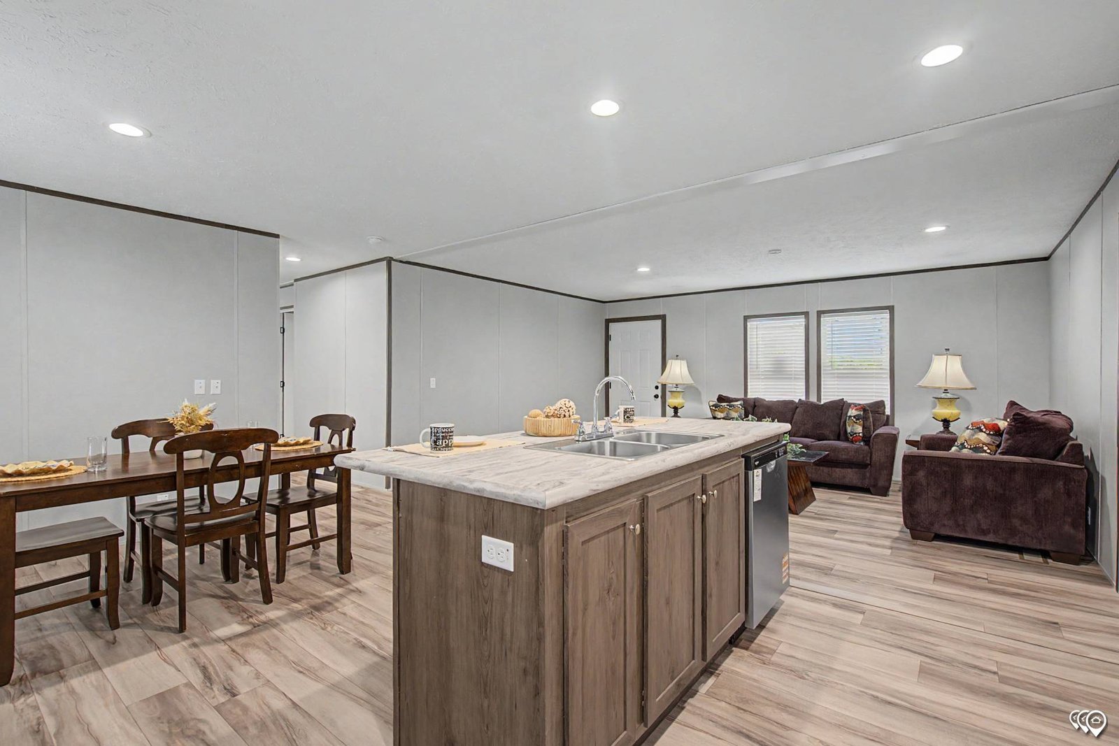Cavco Inspiration kitchen and living area